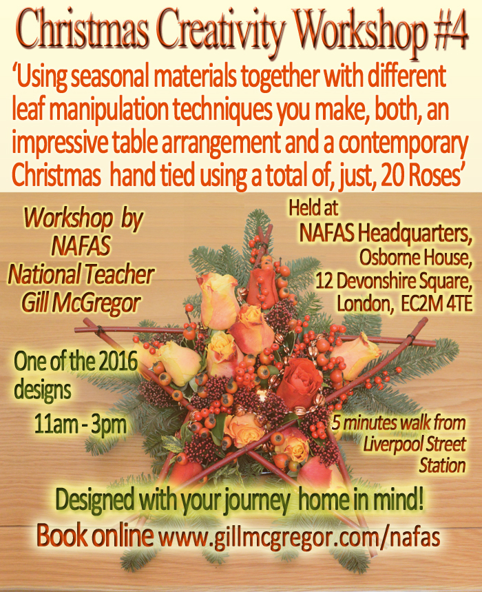 Flower Arranging Workshop "Christmas Creativity" - Nafas Headquarters