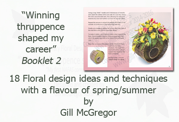 Flower Arranging Books by Gill McGregor 'Winning thruppence shaped my career' 