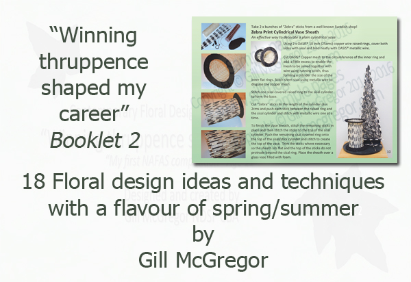 Flower Arranging Books by Gill McGregor 'Winning thruppence shaped my career' 