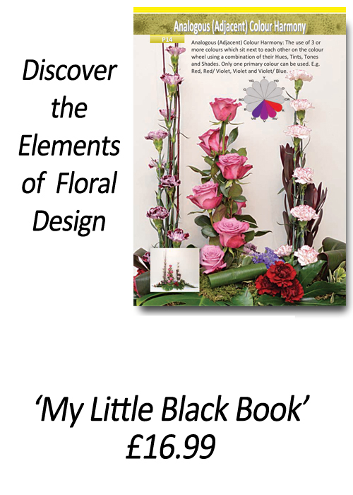 Flower Arranging Books for beginners'How to Apply the Elements and Principles of Floral Design' - by Gill McGregor