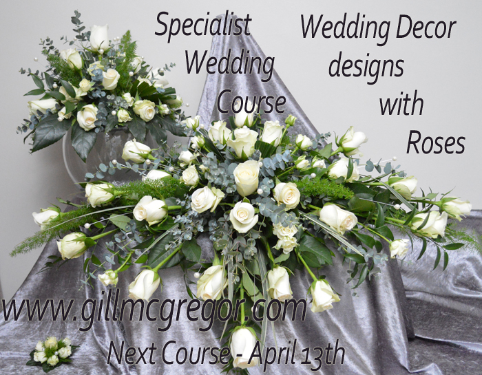 One Day Specialist Wedding Course - Wedding  Venue décor with Roses