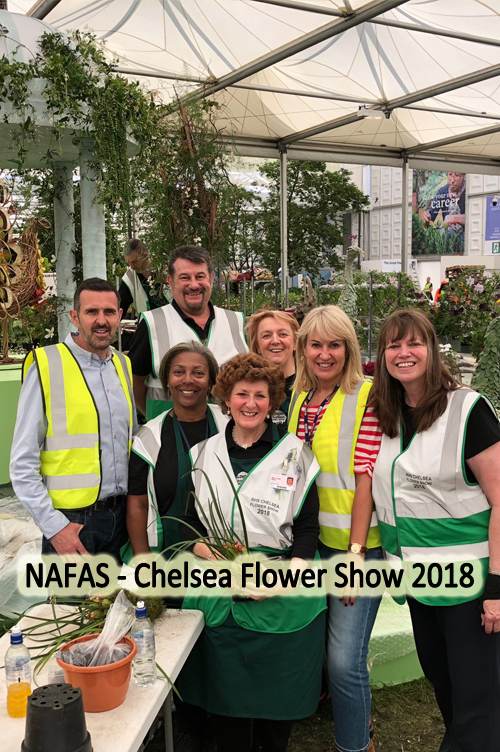 NAFAS - Chelsea Flower Show 2018 - Some of the crew with celebrity friends