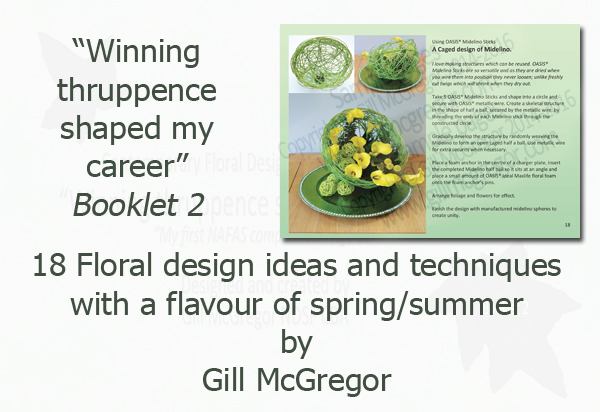 Flower Arranging Books by Gill McGregor 'Winning thruppence shaped my career' 