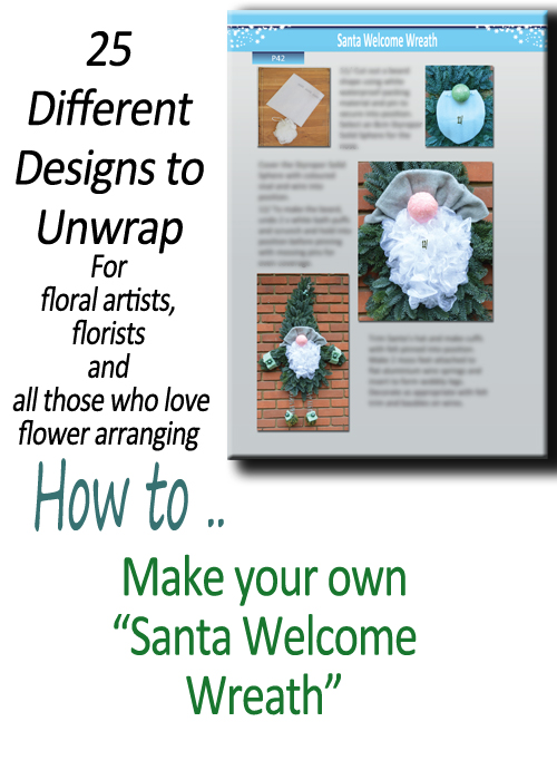 Flower Arranging Books - How to.. Foam Free Festive Winter Floral Designs - by Gill McGregor