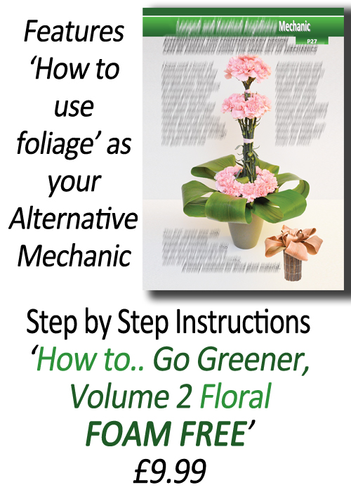 Flower Arranging Books - How to.. Alternative Mechanics for Foam Free Floral Designs, Volume 2' by Gill McGregor