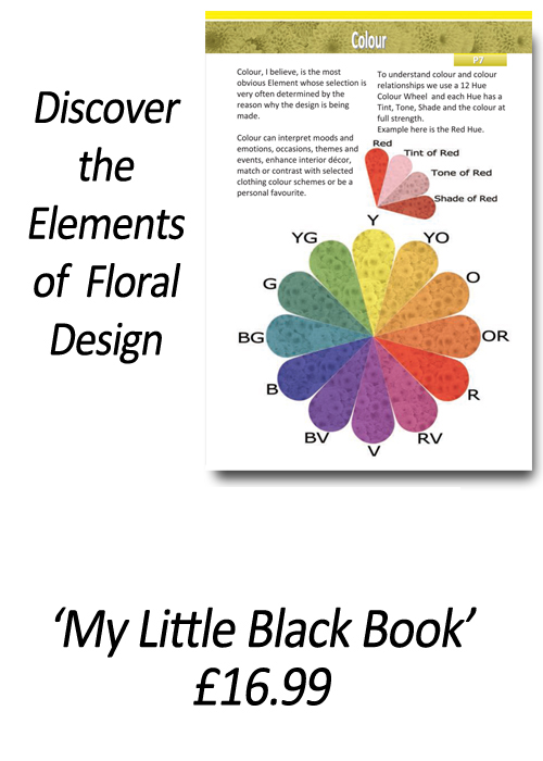 Beginners Flower Arranging Books 'How to Apply the Elements and Principles of Floral Design' - by Gill McGregor