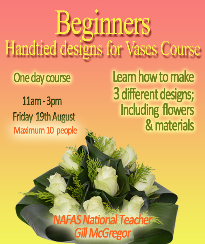 Gill McGregor Teaching Specialist Hand Tied Flower Arrangements for Vases