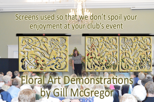 Flower Arranging Demonstration by Gill McGregor